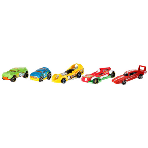 Pacote De 5 Carros Básicos Hot Wheels