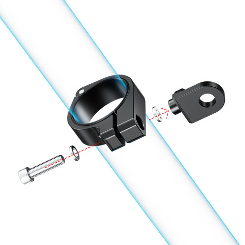 Suporte de Montagem para Iluminação LED - RNCYN - Compatível com LEDs de 1,5 a 2 polegadas - Liga de Alumínio 6061 - Usinado em CNC 2
