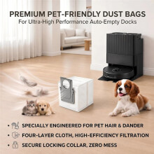 8 Pack Dust Bags for Q Revo, QV 35A, 3.5L Large Capacity