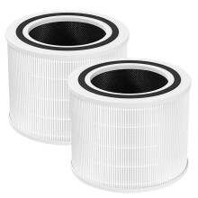 Air Purifier Replacement Filters Compatible for Levoit Core 200s-RF Purifier - with True HEPA Filter for Odors A