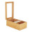 Multi Grids Wooden Storage Box with Lid Postcard Sticky Note Recipe Storage Box Desktop Organizer Box Home Storage 1