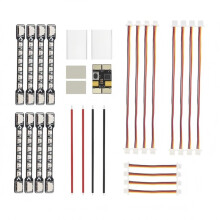 Para o Kit de Fita LED Tiny Mach R5 Sport 48 Chips LED Terminal SH0.8 para Peças de Drone FPV
