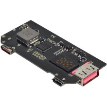 IP5356 Power Supply Circuit Module with USB C , 22.5W Charging Board Digital Display for DIY Mobile Power Projects