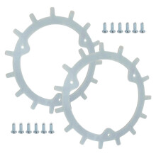 Para Clavos de Cortacésped para Yuka , Kit de Picos de Tracción de Acero Inoxidable con 12 Tornillos para Cortacésped Robótico