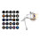Star Projector Night Light USB Projection Lamp Adjustable Brightness LED Ceiling Projection Lamp 25 Slides 1