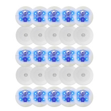 25pcs LED Coaster Light Coasters LED Bottle Light Bottle Glorifier LED Stickers Coaster Light for Drinks