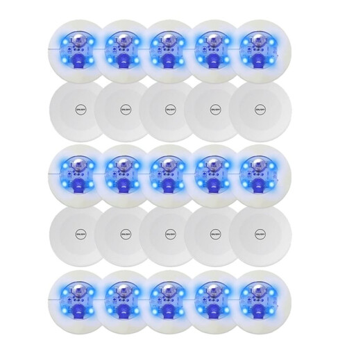 25pcs LED Coaster Light  Coasters LED Bottle Light Bottle Glorifier LED Stickers Coaster Light  for Drinks
