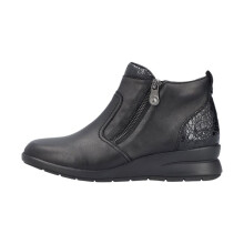Bottines Cuir Rieker Lugano - Noir