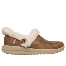 (6) Skechers Slip-ins Cozy Escape Vegan Womens Shoes in Chestnut