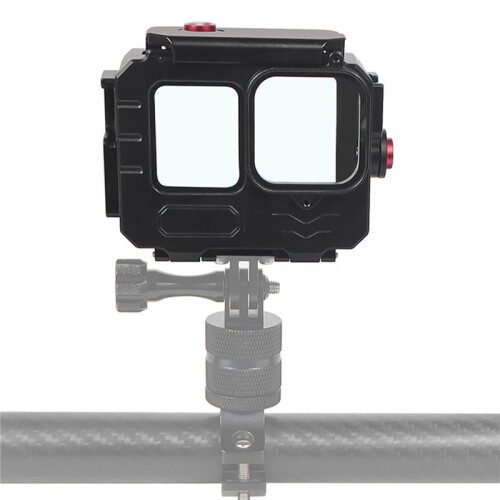80M Waterproof Case Aluminium Frame Protective Case Underwater Diving Case for  12/11/10 for  13 Action Camera