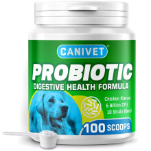 Probiotics for Dogs | High Strength Gut Health Supplement Powder | 5 Billion CFU, 10 Live Strains | Digestive Support for Diarrhoea