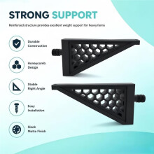 2 Stück Lagerregalhalterungen für Suncast Schwerlast-Hängeregale Zur Organisation Von Garage und Außenbereich