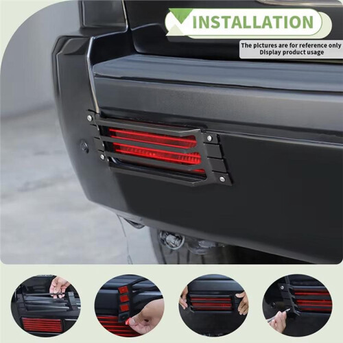 Hecknebellichtabdeckung Rücklichtschutz Trim für  Grand Cherokee 2007-2010 Zubehör 1
