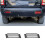 Hecknebellichtabdeckung Rücklichtschutz Trim für  Grand Cherokee 2007-2010 Zubehör 3