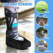 2 St Air Cam Walking Boot Covers Large för Fraktursäkra Vattentäta Gipsstövlar Skoskydd Maskinregn