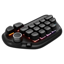 17-Key Keyboard, with 6 Layers of Macro Recording USB 2.4G Wired for Full Key Customization