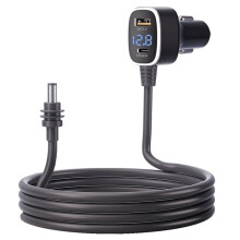 Voor Starlink Auto Voedingsadapter 12V-24V Auto Oplader Snellader Adapter Oplader Socket Digitale Weergave