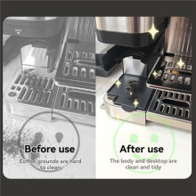 Coffee Blow Hopper Mat Set for ES601 ES655 ES701 Espresso Grinder Silicone Drip Tray Countertop Protector