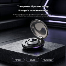 Luminou with Charging Case Digital Display Large Capacity Battery Fast Charging Box Black