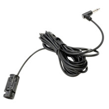 Noise Canceling 3.5mm Car Navigation Microphone 3.5mm Car External Condenser Microphone 90 Degree Elbow Plug 5M