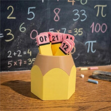 Pencil Number Counting Set Pencil Flip Sticks for Classroom Organization and Sequencing Board, 1-30