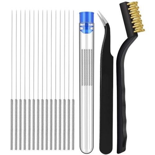1set 3D Printer Nozzle Cleaning Kit, Universal 3D Printer Clog Removal Tool,3D Printer Nozzle Cleaning Kit