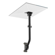Support pour Gen 3/4/4X pour Starlink, Kit de Platine Murale/Plafond Réglable avec Poteau Rotatif à 360 et Adaptateur de Tuyau Gen 3