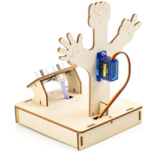 DIY Ultrasonic Rock Scissors Paper Kit, STEM Educational Science Experiment Handmade Assembly Teaching Aid