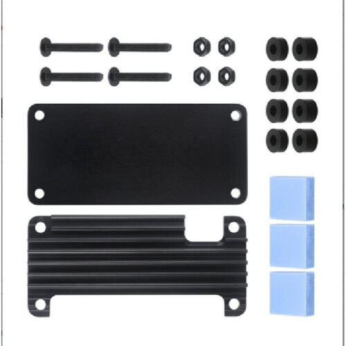 Comfortable for OrangePi Zero 3W Aluminum Alloy Case Shell Protection Metal Case Passive Cooling Enclouse 2