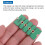 4 Pack M.2 SSD Extender Adapter, 2230/2242/2260/2280 NGFF NVME Extension Bracket PCB Board for Computer Case, Red Green 2