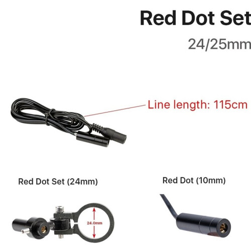 Diode Module Red Dot Device Positioning  5V for DIY Co2 Laser Engraving Cutting  25mm 2