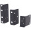 1Pair Hard Disk Video Recorder Hanging Headphone Rack Ear Bolts Rack Mount Bracket Kit for NVR Network Video Recorder C 4