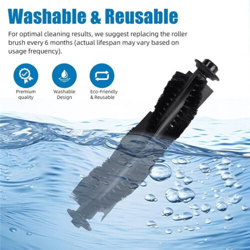 Replacement Roller Brush Compatible for BObsweep Dustin & Ultravision 2 Pack, -Free Design,MultiSurface Cleaning 2