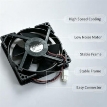 12V  Brushless Refrigerator Freezer Cooling Fan Motor Replacement for BCD186WM 166 185 Fridge Repair Parts