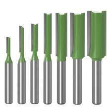 7-Piece Set of Single-Edged and Double-Edged Straight Knives, Trimmer Knife Heads, Grooving Woodworking Router Bit Set.