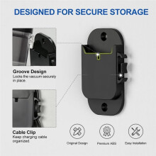 Wall Mount Holder with Cable Clip for IX141 IX141AMZ IZ362H IZ376H IZ377H IZ163H Cordless Stick Vacuum