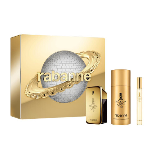 Paco Rabanne Rabanne 1 Million 50ml EDT, (Deo + Spray) Gift Set