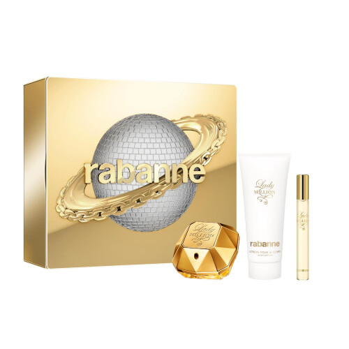 Paco Rabanne Rabanne Lady Million 50ml EDP,Lotion & Spray Set
