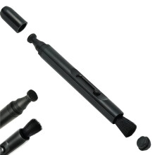 Stylo de Nettoyage D'Objectif à Double Extrémité: Brosse Douce et Pointe en Carbone Douce pour la Poussière Lâche