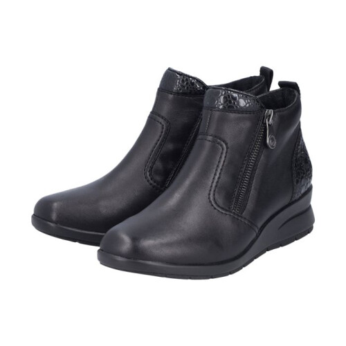 Rieker Bottines Cuir Rieker Lugano - Noir 2