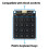 4x4 Matrix Button Keypad  Keyboard Array Module 16 Keys Capacitive Touch Breadboard 3