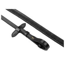 (Cob, Black) Whitaker Leather Detailing Horse Reins