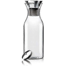 Glaskessel, transparent, mit Edelstahl-Silikon-Klappdeckel, um Tropfen zu verhindern
