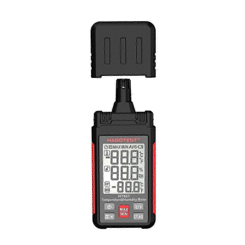 Digitales Hygrometer HT607, Vier-in-Eins-Multifunktionsgerät mit großem Messbereich