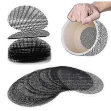 Kompakte 10-cm-Blumentöpfe mit Lochmuster für optimale Drainage, 5 cm breite Dichtungsnetze für Sukkulententöpfe, 50 Stück