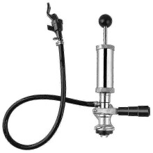 Robuster 4-Zoll-Chrom-Bierpumpen- und -Systemhahn für Molson- und andere kleine Fässer