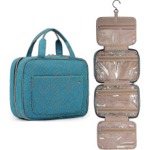 Reise-Kulturbeutel mit Aufhängehaken, wasserabweisender Make-up- und Kosmetikbeutel, Reiseorganizer, Kosmetiktasche für Damen und Herren