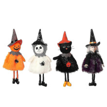 4-teiliges Halloween-Hängeornament aus Stoff, geeignet für Partys und Bars