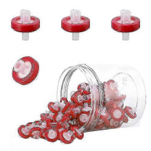 Spritzenfilter mit hydrophober PTFE-Membran, 13 mm (0,22 m), 100 Stück, zur Filtration organischer Lösungsmittel und Gase