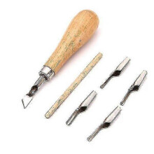 Schnitzwerkzeug-Set, präzise Detailbearbeitung, 2-teilig, Werkzeuge für die Holzschnitzkunst